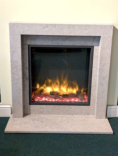 Stonehenge Fire Surround &amp; Stovax Electric Fire Package