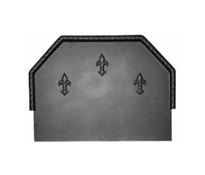 Fleur de Lys Cast Iron Fireback