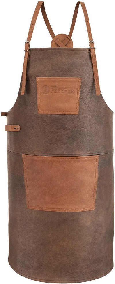 Buffalo Leather Apron with Cross Back Straps